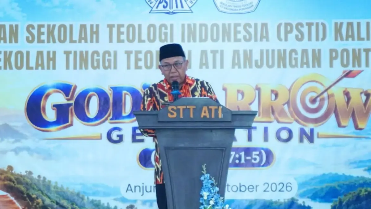 Wakil Bupati Mempawah, Juli Suryadi Burdadi saat menghadiri pertemuan PSTI wilayah Kalbar.