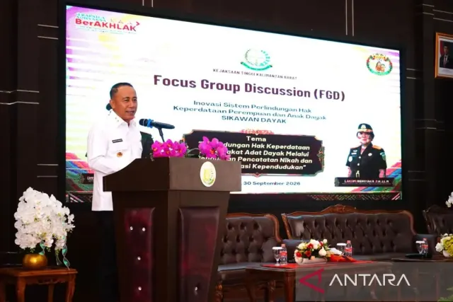 Pemprov Kalbar Perkuat Administrasi Kependudukan untuk Lindungi Perempuan dan Anak Dayak