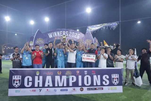PLTU Juara Turnamen Sepak Bola Mini Ketapang, Siap Jadi Modal Menuju Porprov
